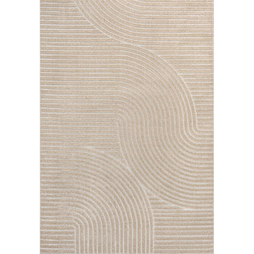 Skagen Minimalist Curve Geometric Area Rug